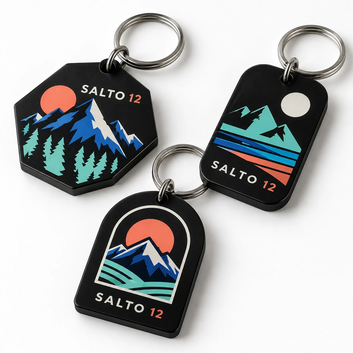 Diseño de ejemplo: Llaveros personalizados
